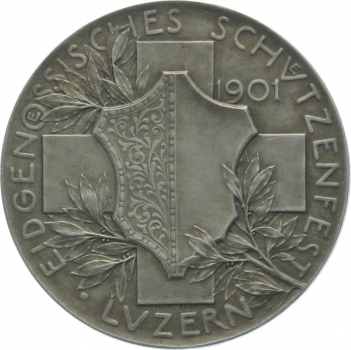 Preview: 1901 Luzern - Silber - Eidgenössisches Schützenfest Preview: 1901 Luzern - Silber - Eidgenössisches Schützenfest